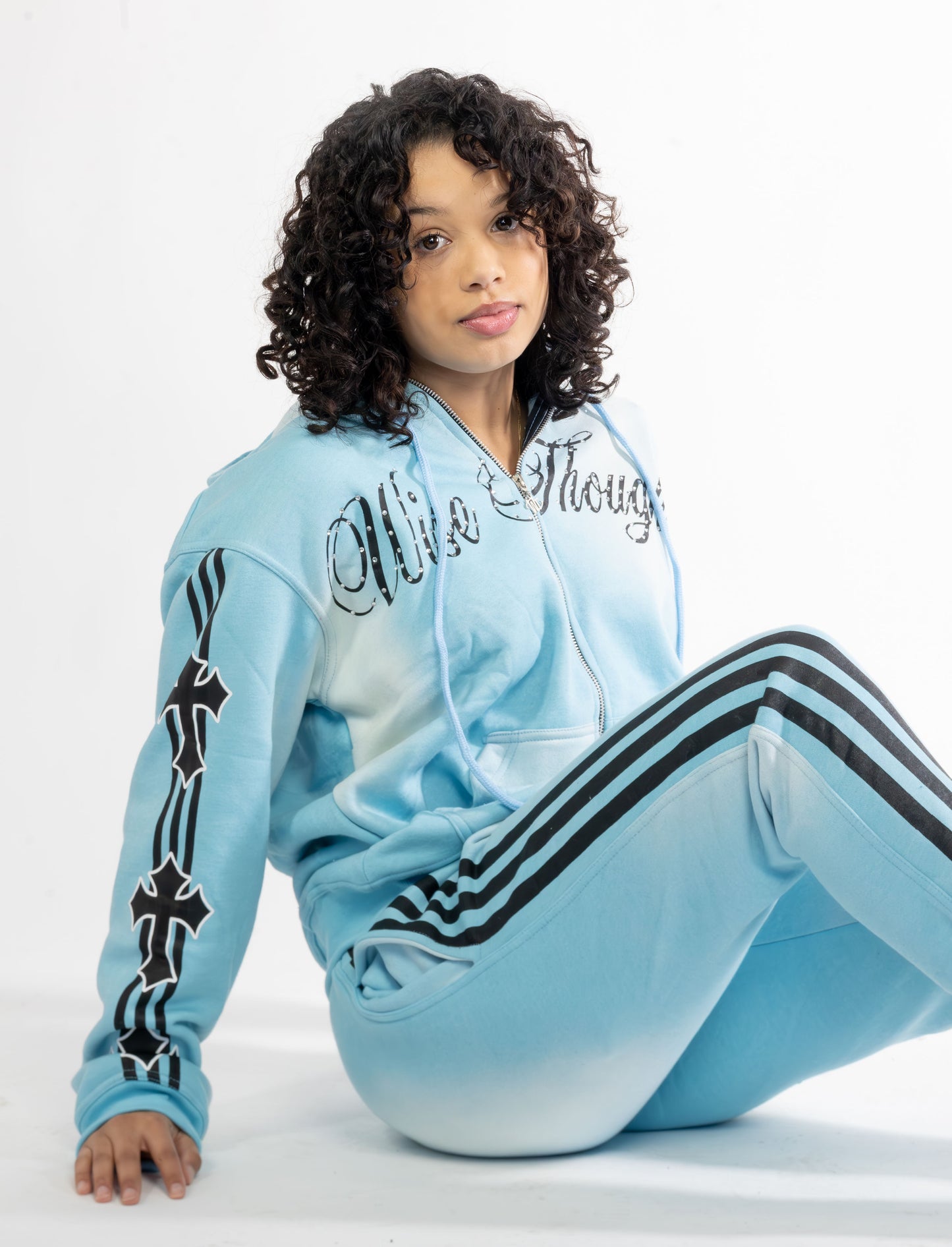 Icy Blue ‘Wise Thoughts’ Rhinestone Set