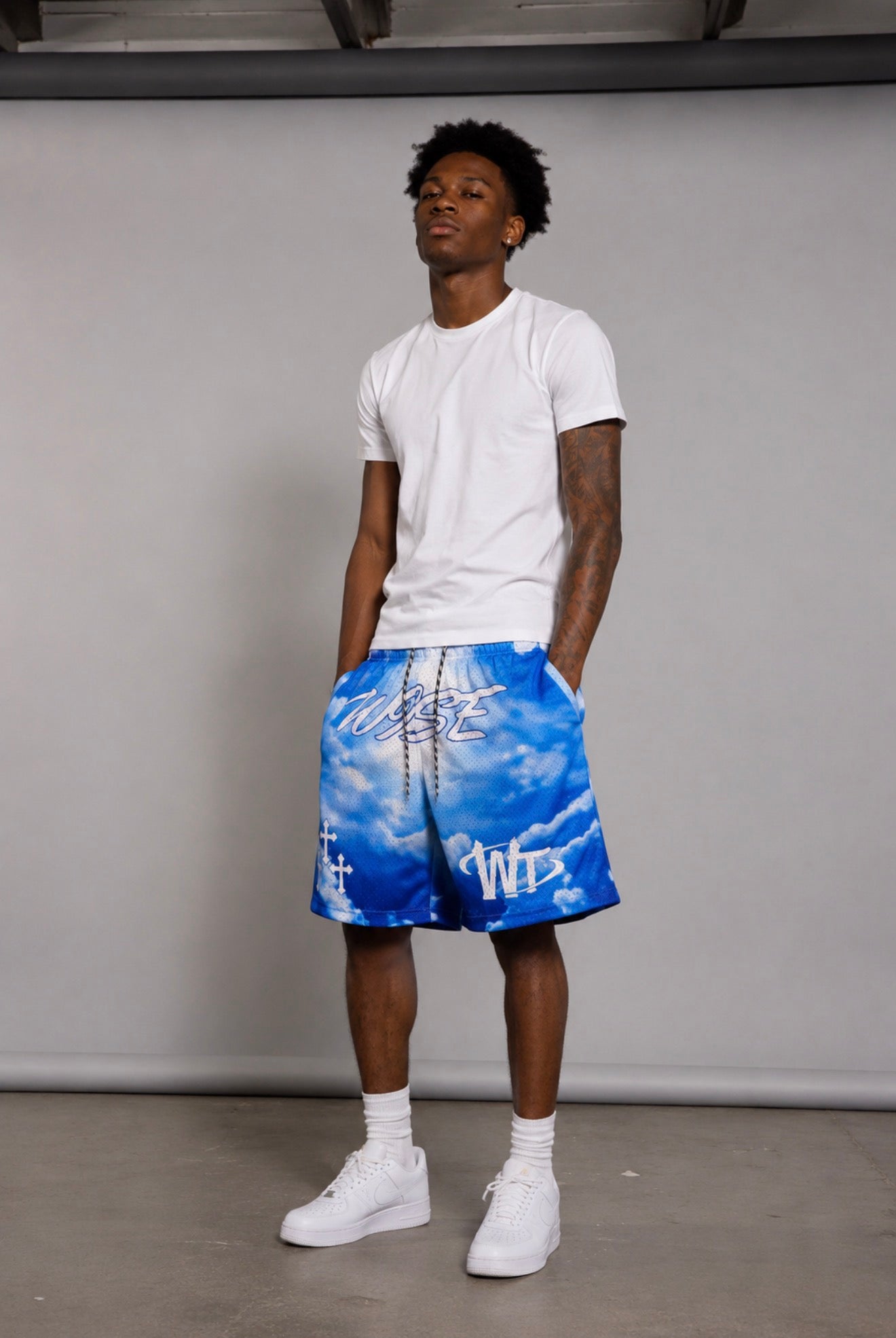 Cloudy “Wise” Micro Mesh Shorts