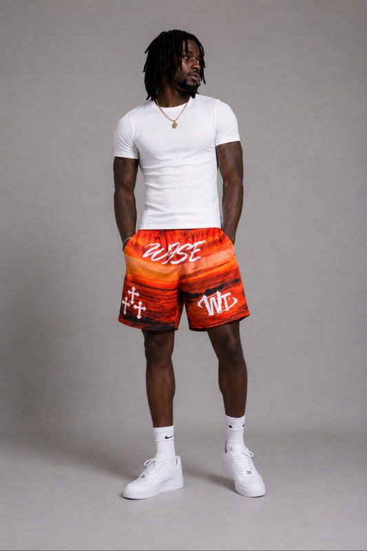 Sunset “Wise” Micro Mesh Shorts