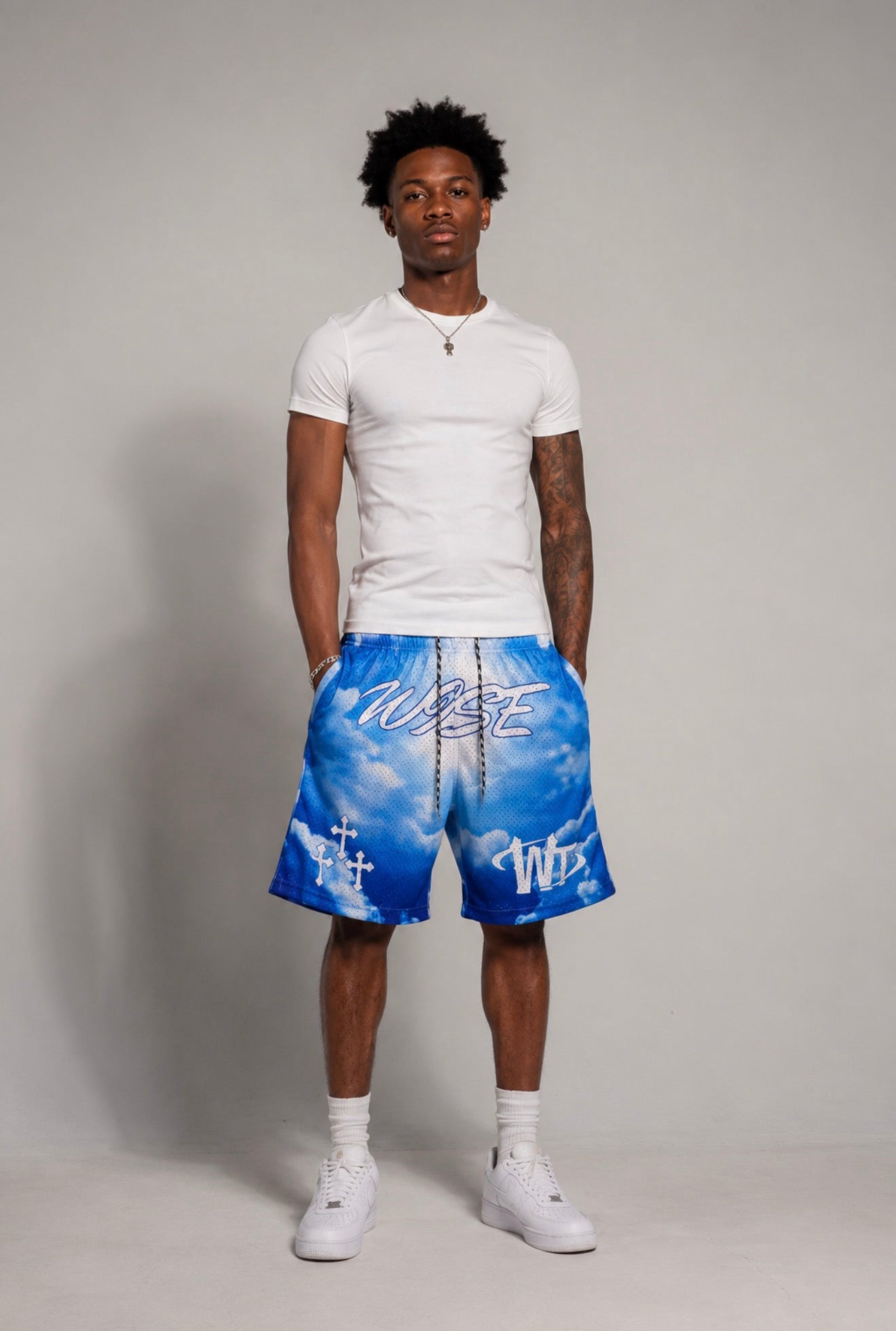 Cloudy “Wise” Micro Mesh Shorts