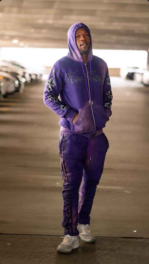 Rhinestone Purple Set 💜