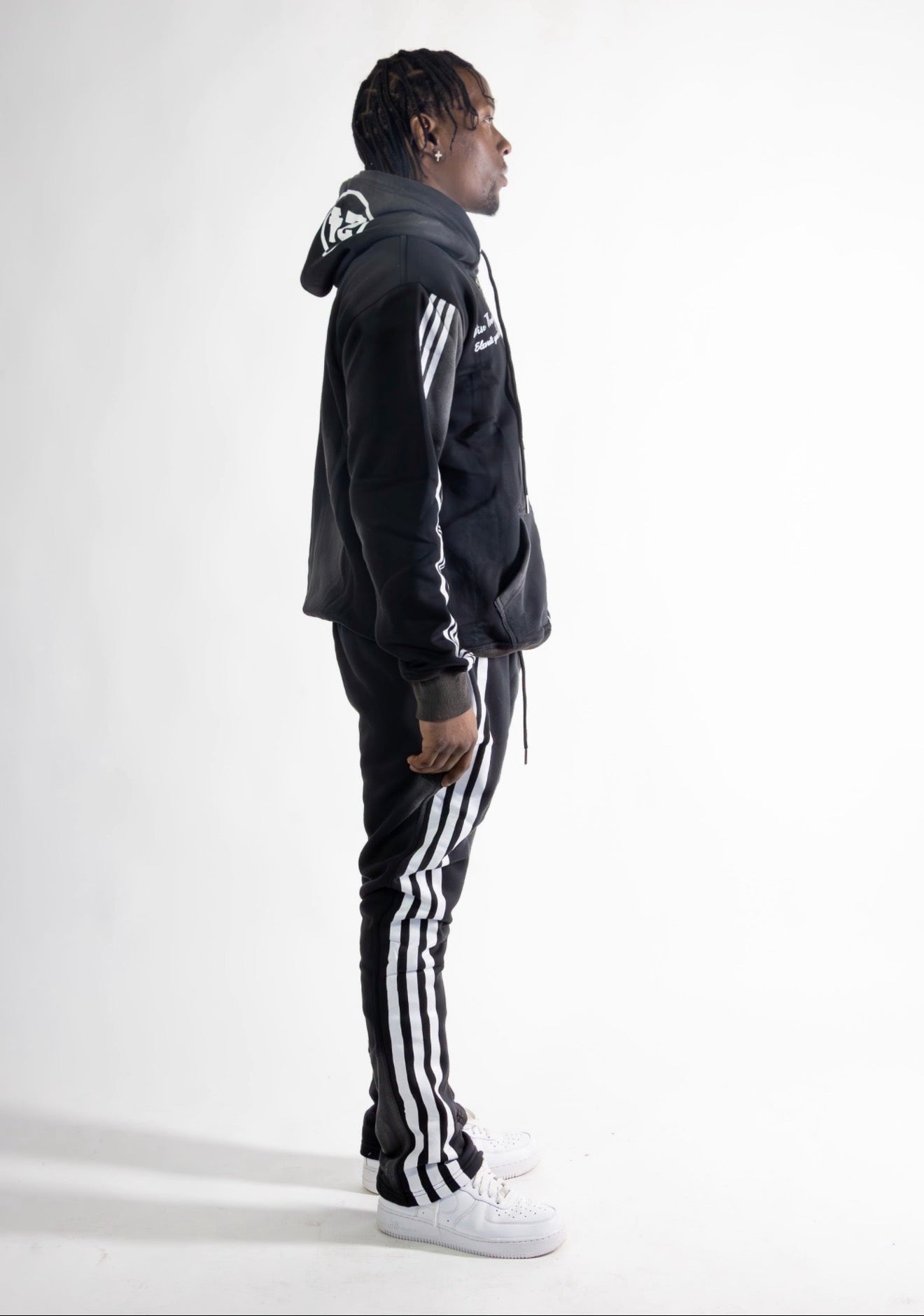 Wise Thoughts Premium Hoodie - Smoked Out - side