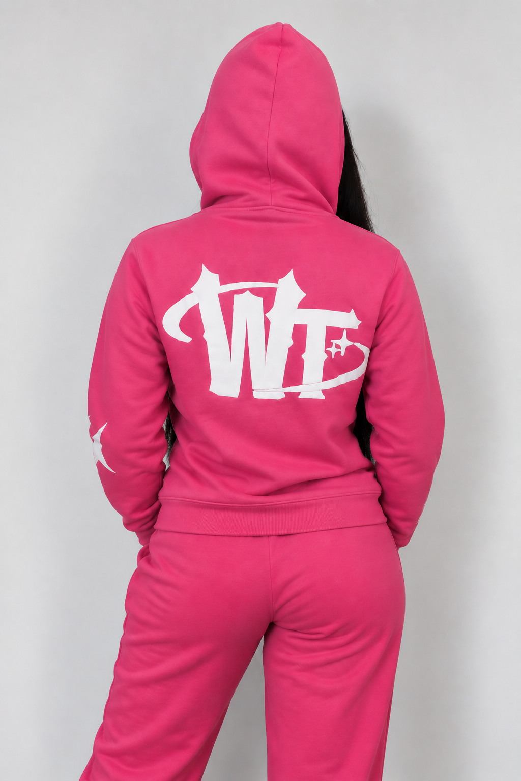 Pink Lemonade Wordmark Hoodie back