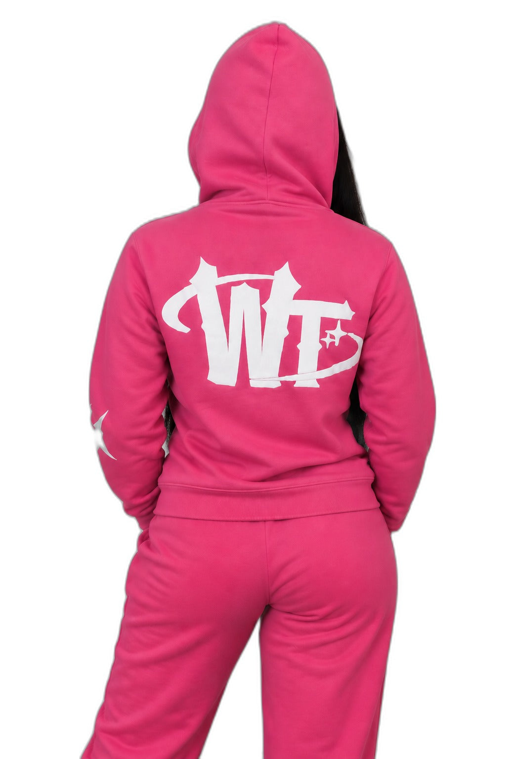 Bubblegum 3D Puff Print Hoodie back