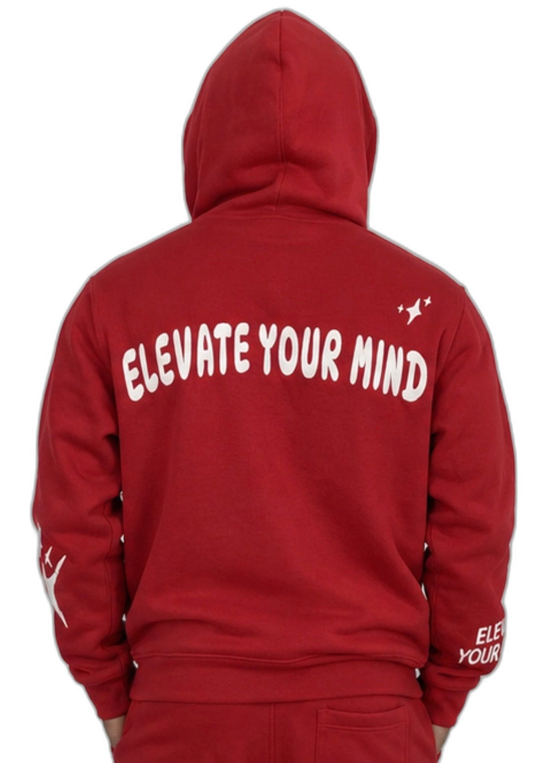 Cherry Pop 3D Puff Print Hoodie back