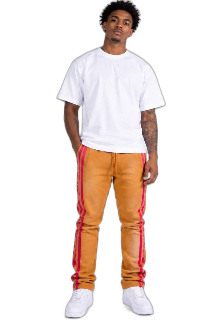 Wise Thoughts Apparel Sweatpants - Mango Stripe