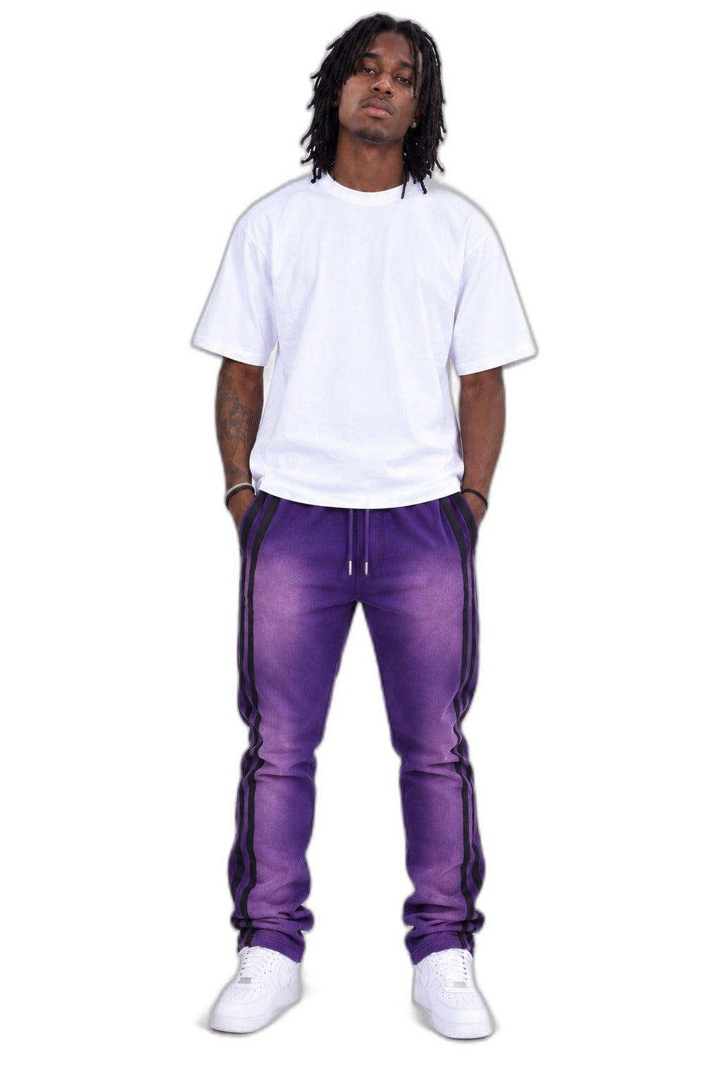 Wise Thoughts Apparel Sweatpants - Purple