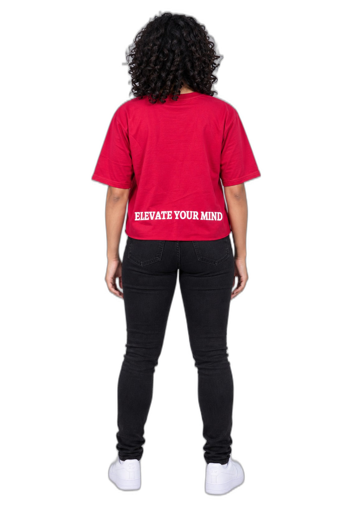 Wise Thoughts Signature Tee - Raspberry Pink back