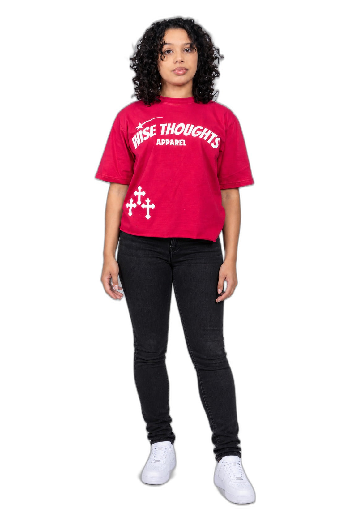 Wise Thoughts Signature Tee - Raspberry Pink
